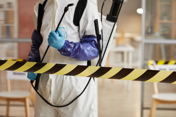 Professional Trauma Scene Cleanup technician working in Greensboro, IN